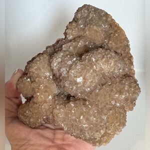 1lb 7oz Crystal Quartz Specimen with Hematite